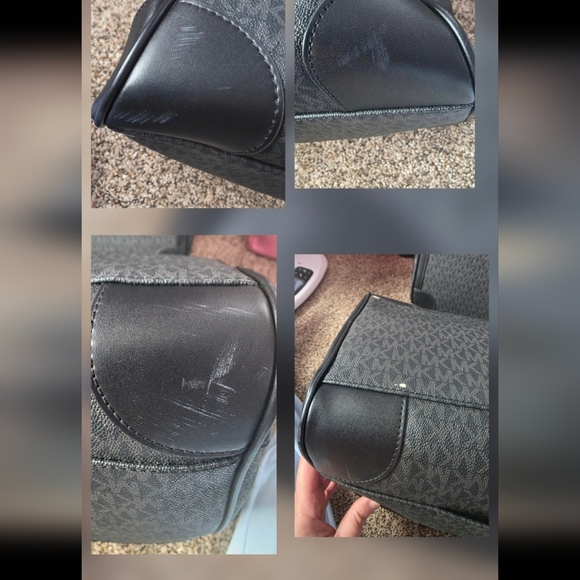 Michael Kors Black Travel Suitcase And Weekender Bag Set - Picture 4 of 11